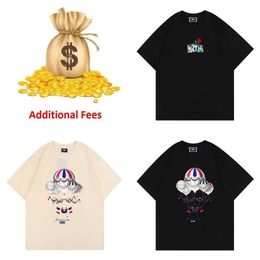 Trend Kith Tom en Jerry T-shirt Designer Men Tops Women Casual Short Mouwen Sesame Street T-shirt Vintage Mode Kleding T-stukken Out-delder Top Overs