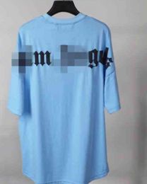 Trend Men T -shirt plamangels chao merk snoep kleurenbrief bedrukte shirts met korte mouwen heren en dames bf losse top helft 0rtyy