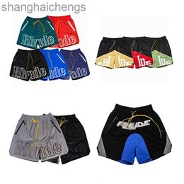 Tendencia original 1: 1 diseñador rhuder pantalones cortos marca de marea