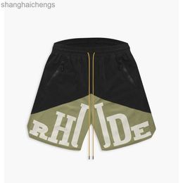 Tendencia original diseñador pantalones cortos de verano Nuevo high street alfabeto tono de impresión combinación masculina para mujer pantalones cortos de dibujo