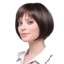 Tendance Product Person composent les meilleurs accessoires de cheveux humains perruques vibrantes courtes courtes Bob assez courtes Bob Wigs