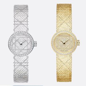 Trend beveelt luxe merk hoogwaardige dames quartz diamanten horloge diameter 30 mm super minimalistische stijl aan
