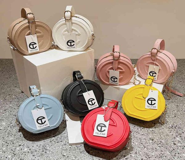 Tendance Digner Marques célèbres Pu Leather Round Mmenger Purs et sacs à main