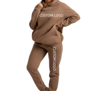 Trending producten 2023 Nieuw binnen Winter Grote maten dameskleding Groothandel Hoodie- en joggingset Trainingspak voor dames