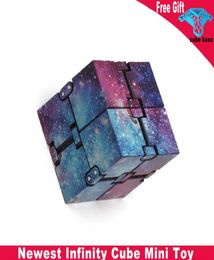 Tendance ciel étoilé infini Cube 2x2 infini Cube Mini jouet doigt variété boîte doigt artefact adulte Toy24102158222