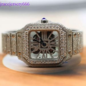 Trending pols horloge voor mannen met VVS Clarity en GRA -gecertificeerde diamanten gemaakt in Moissanite Diamond droeg bij elke OCN