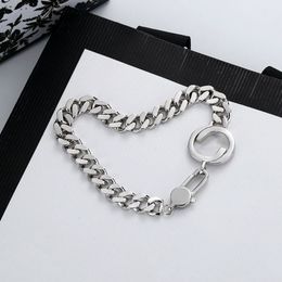 Pulseras de plata de ley 925 a la moda, cadenas con letras G de niño con estilo para mujer, regalos de fiesta de boda, joyería