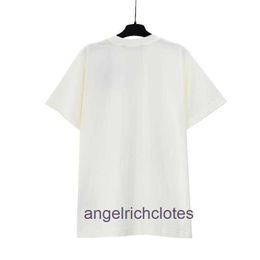 Angels de mode et de mode Chaopai High Street Rainbow Lettre imprimé Mends lâches décontracté et t-shirt à manches courtes pour femmes avec étiquette réelle, qualité 1: 1