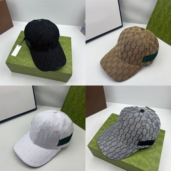 Gorra de bola de moda diseñador estampado geométrico accesorios de moda sombreros de camionero para hombres mujeres snapback adumbral golf gorras de béisbol lienzo cappello hj063 H4