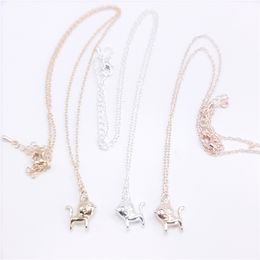 Trendy grote hoofdkat hanglagers kettingen schattige dierstijl sleutelbeen ketting voor vrouwen 18k goud vergulde ketting