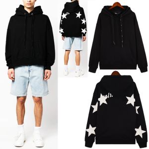 Trendy merk heren designer hoodies truien palmen hoodie engelen sterrenprint zwarte sweatshirts katoen unisex tech fleece oversized s-xl