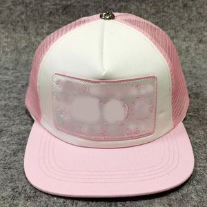 Trendy merk Net Hat Cross Flower Designer Caps Baseball Hearts Heren Snapbacks Blue Black Women Hoeden Hoge kwaliteit merk Cap Chrome Q8