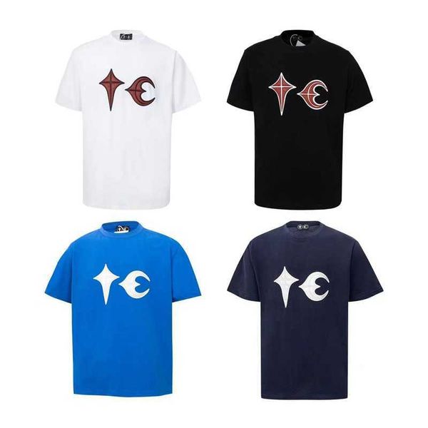 T-shirt à manches courtes brodé, marque tendance Thug Club, ample, décontracté, pour Couple de rue, polyvalent, col rond