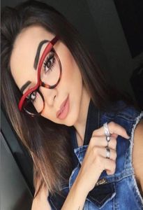 Trendy Bright Black Spectacle Frames Women Designer Nerd Nerd Myopia Lunes Clear Lens 2021 Fashion Spectacles Mens WEEWEAR Frames Opt9317819