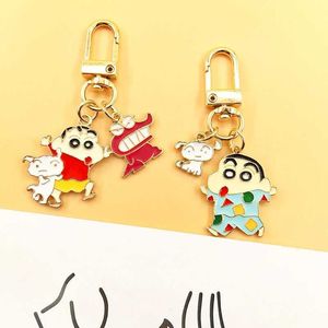 Trendy Cartoon Anime Sleutelhangers Cartoon Leuke Autozak Hanger Sleutelhanger Paar Key Holder Charm Sleutelhanger Sieraden G1019