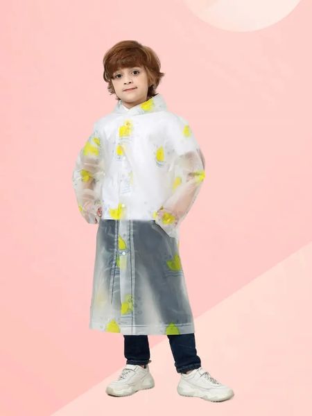 Imperméable tendance pour enfants – Respectueux de l'environnement et sans odeur – 6 à 16 ans – Restez au sec et élégant sous la pluie