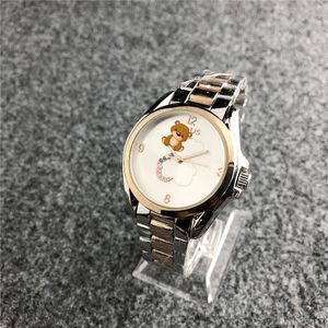 Trendy bedelarmband met elegant Spaans berenhorloge - perfect verjaardagscadeau voor modieuze vrouwen