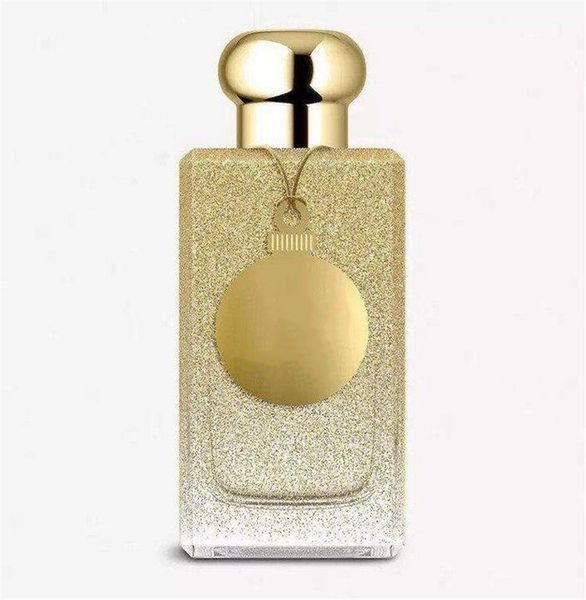 Perfume navideño de moda versión dorada English Pear Freesia Colonia olor encantador spray de larga duración Entrega rápida