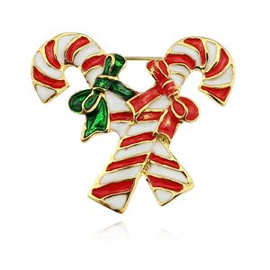 Trendy Christmas Dames Crystal Stuff Santa Claus Broches Jacket Pin Jewelry Accessoire voor Mannen