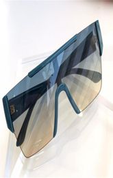 Lunettes de soleil de mode pour hommes et femmes de créateurs à la mode, lunettes de soleil rétro à lentille carrée d'une seule pièce avec boîte 42912132306