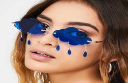 TRENDY DRIP SORN SUR LES FEMMES 2020 Clouds Rain Designer Luxury Noirs Exagéré Milan Fashion Eyewear Sunglasses sans crainttes 5988731