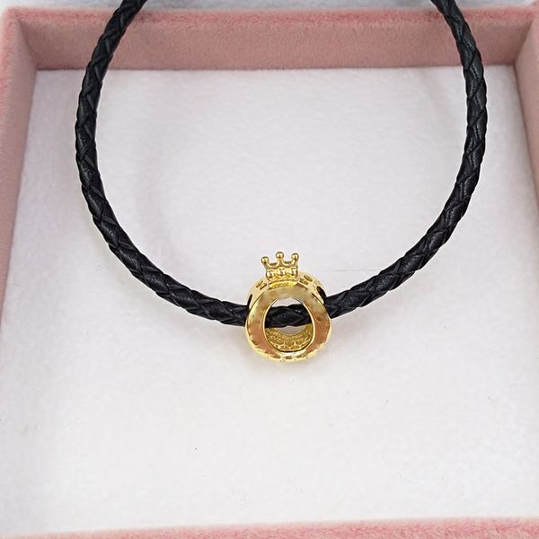 Kit de fabricación de joyas de moda, dijes de diseño de corona de reina, pulsera de oro de plata 925 Pandora para niñas, mujeres, hombres, cadena espaciadora, cuentas de rosario, collar católico, brazalete colgante