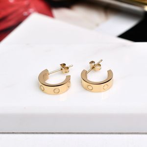 Créateur de bijoux à la mode pour les femmes boucles d'oreilles boucles d'oreilles de luxe créoles orecchini amour bijoux de luxe plaqué or rose argent vintage cjeweler vis boucle d'oreille