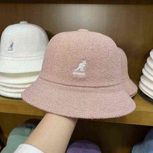 Trendy Kangoeroe Kangol Vissershoed Koepel Handdoekmateriaal Vizierhoed Ins Casual heren- en damesbassinhoeden Vier seizoenenhoeden Wo S S 48 s s