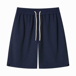 Trendy losse shorts Heren Casual Ademende vaste kleur Fitnessbroek Water gewassen Sanitaire sportprint