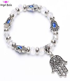 Bracelets porte-bonheur à la mode pour femmes rétro Devil039s bracelets pour les yeux bleu grec turc diable mauvais yeux Bracelet bijoux femmes Gi7125591