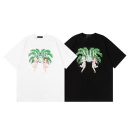 T-shirts de créateurs de luxe de luxe à la mode Amirir Shirt Coconut Coconut T-shirts de mode imprimées ange