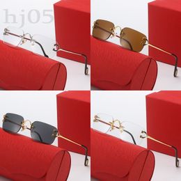 Trendy luxe csunglasses frameloze designer bril gepolariseerd uva bescherming klimmen occhiali da sole originaliteit ontwerper zonnebril voor mannen eenvoudige pj039 c23