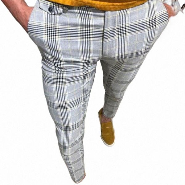 Hommes à la mode Joggers Slim Fits Pantalons de survêtement Costume de sport Sport Gym Skinny Bureau Pantalons décontractés Pantalons Pantalons Skinny h1QJ #