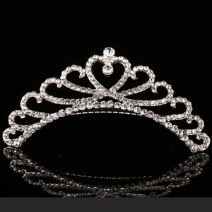 Estilos de mezcla moderna Shining Rhinestone Crown Girls 'Bride Fashion Crowns Accesorios nupciales para el evento de boda