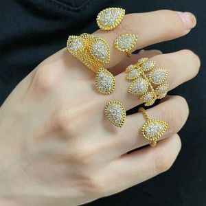 Trendy Nouveaux anneaux d'arrivée pour les femmes bague de mariage anneau en diamant complet