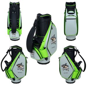 Trendy nieuwe inch grijs zwart groen professionele speler met grote capaciteit PU Golf Cart Bag