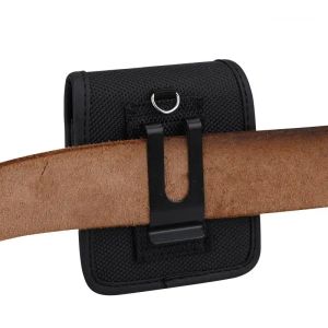 Sac de taille en tissu oxford à la mode Pouche de ceinture noire simple pour Flip / Z Flip / Razr 5G Drop Shipping