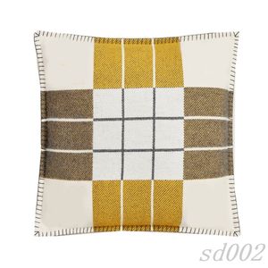 Taie d'oreiller tendance taie d'oreiller design patchwork noir orange gris housse de coussin de canapé housse de coussin douce taie d'oreiller d'hôtel de luxe sans noyau s04