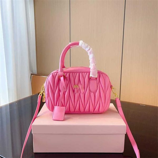 Trendige rosa Damen Umhängetaschen, Lederhandtasche, hochwertige Luxus-Einkaufstasche, Einkaufstasche, Mädchen-Geldbörse