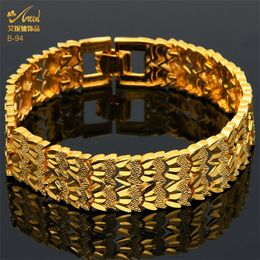 Bracelets de oro cubano de color múltiple de oro de 24 quilates de oro