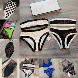 Vrouwen Sexy Bikini Set Merk Brief Badmode Holle Eendelig Badpak Zomervakantie Strandkleding