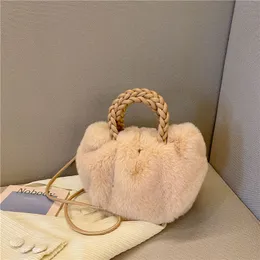 Bolso de mano de estilo moderno hecho con cuero genuino Monederos de moda Color sólido