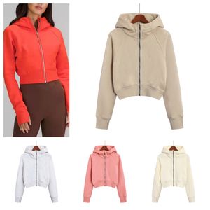 Sweat à capuche zippé pour femmes, vestes polaires, sweat-shirts, tenues d'automne, pulls avec poches, vêtements d'hiver