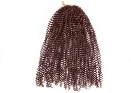 Tress Crochet Cabello trenzas sintéticas Extensiones de cabello Kinky Curly Marley Body Weaves para mujeres negras4615463