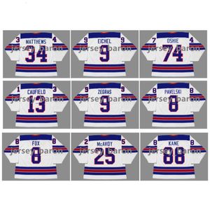 TREVOR ZEGRAS PATRICK KANE USA Maillots de hockey 2010 2016 JACK EICHEL AUSTON MATTHEWS TJ OSHIE ADAM FOX CHARLIE Mcavoy LUKE HUGHES BRADY rare