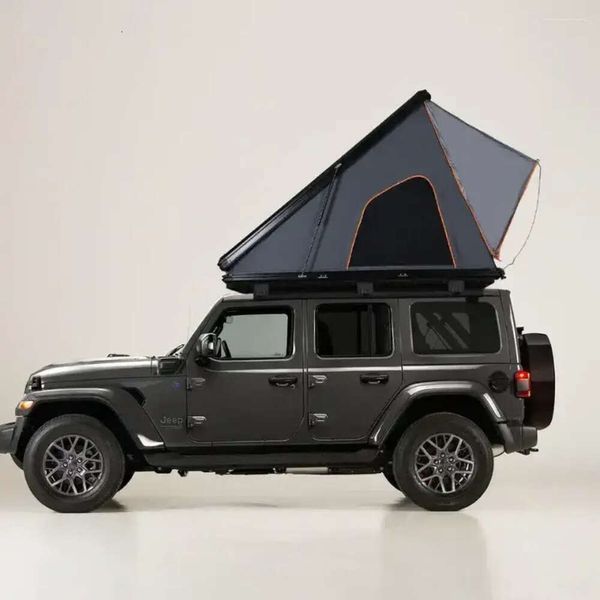 Triangle 2024 SUV Shell Outdoor Pliage Roof Tente Hard Top Lage Rack Car Artefact Voyage