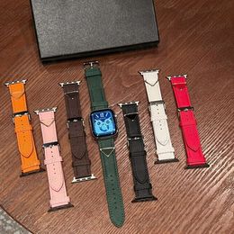 Triangle Designer lederen horlogeband voor Apple iWatch Ultra 8 7 6 5 4 3 SE 38 mm 40 mm 41 mm leer vervangen polsband 42 mm 44 mm 45 mm 49 mm horlogeband armband