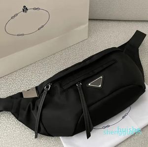 Driehoek designer taille tassen zwarte heuptaspakken mannen bug tas dames borstzakken hoogwaardige luxe designer tas 55