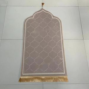 Triangle musulman prière mat islamique salat musallah prière rug eid ramadan enfants musulmans adulte prière tapis tapis mère jour cadeau 240403