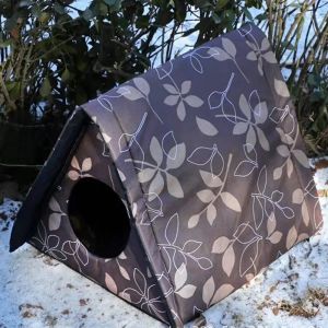 Triangle Pet House Four Seasons Universal Waterdichte opvouwbare kat Kennel Kennel Outdoor Cold Rain OPENDE PET Tent Nest
